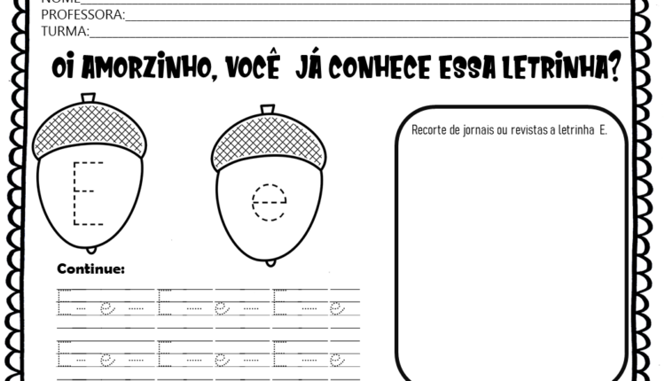 LETRA E