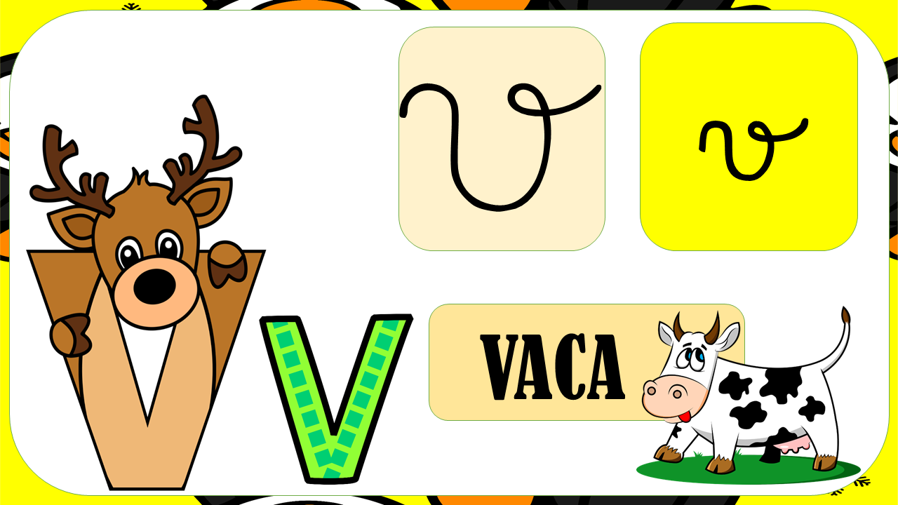 letra v