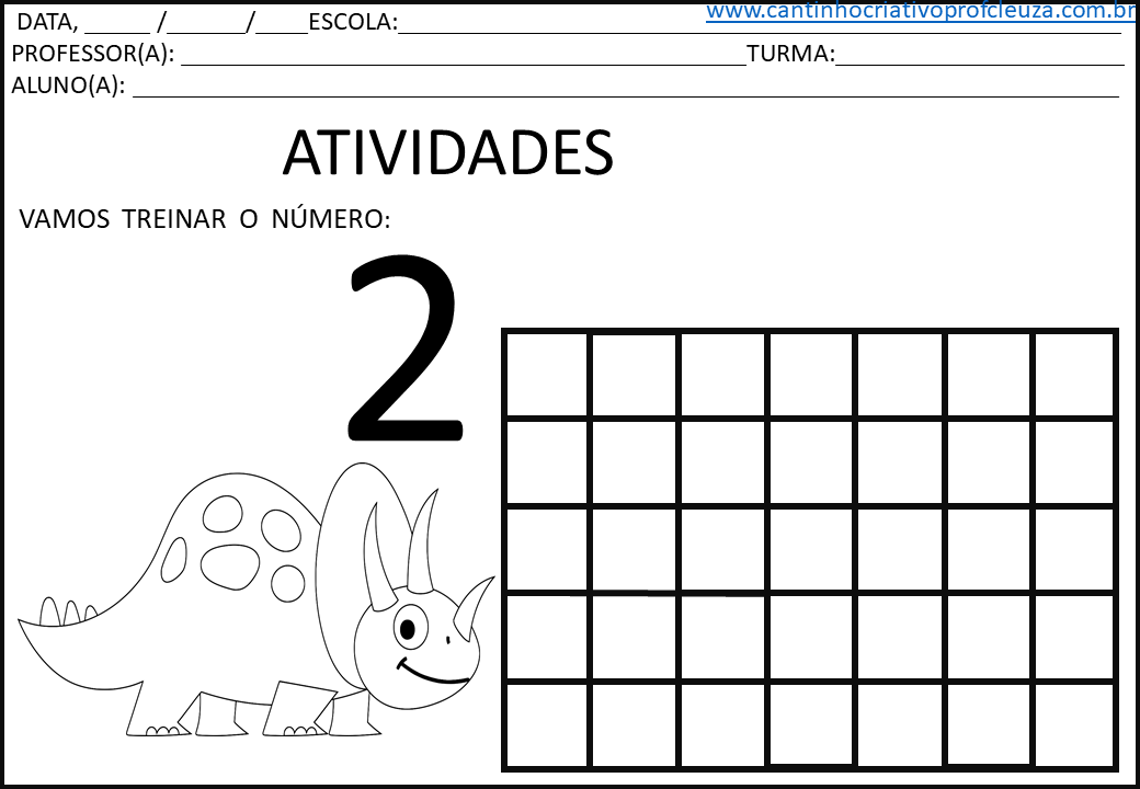 Atividades com numerais 2