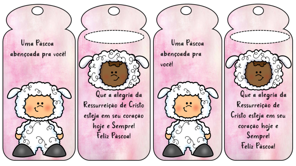 cartao para pascoa porta chocolate