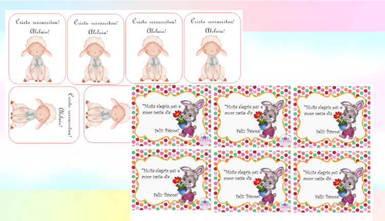 cartoes para pascoa