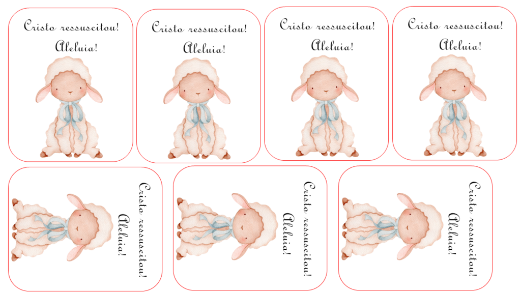 cartoes para pascoa