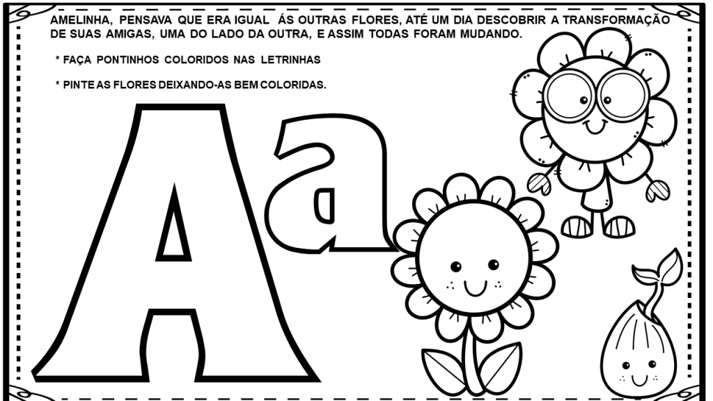 % Sugestões para trabalhar a letra A 1