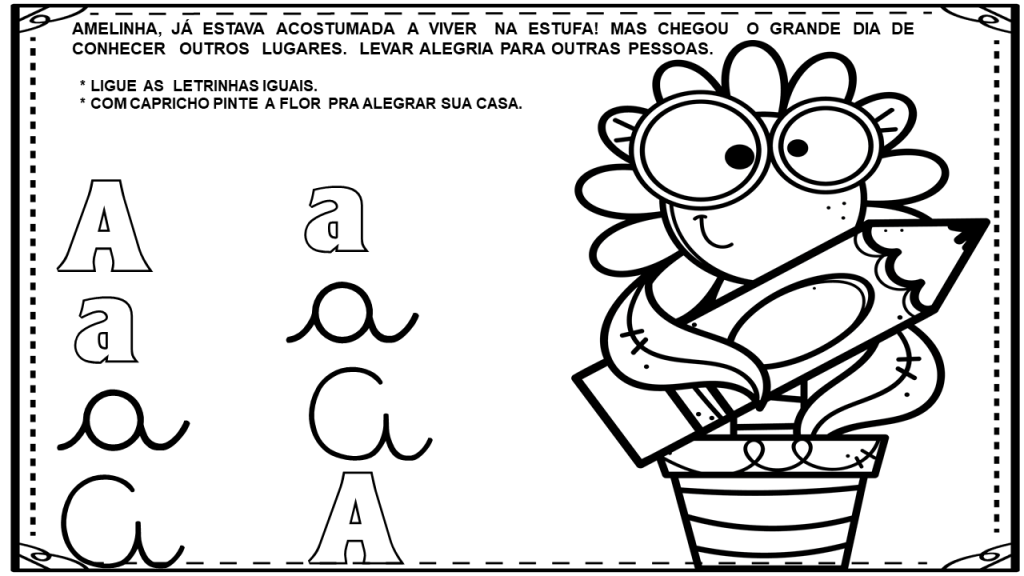 % Sugestões para trabalhar a letra A 1