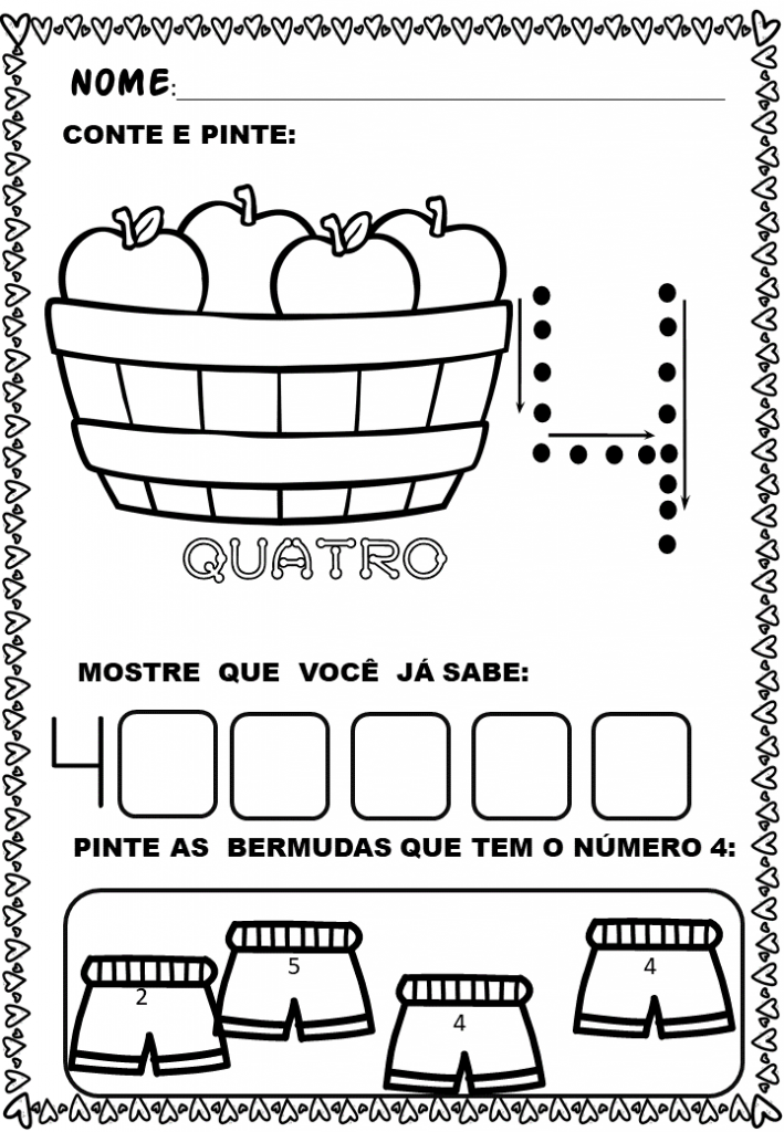 Atividades matemática para o infantil de 1 a 10 24 % Atividades matemática para o infantil de 1 a 10
