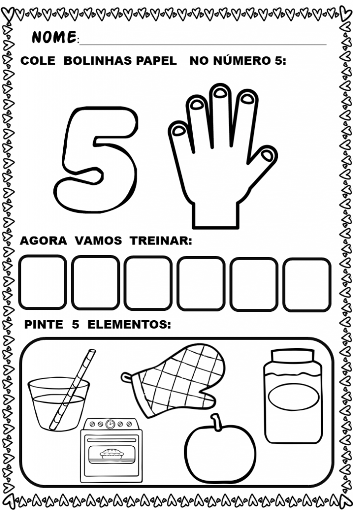 Atividades matemática para o infantil de 1 a 10 10 % Atividades matemática para o infantil de 1 a 10