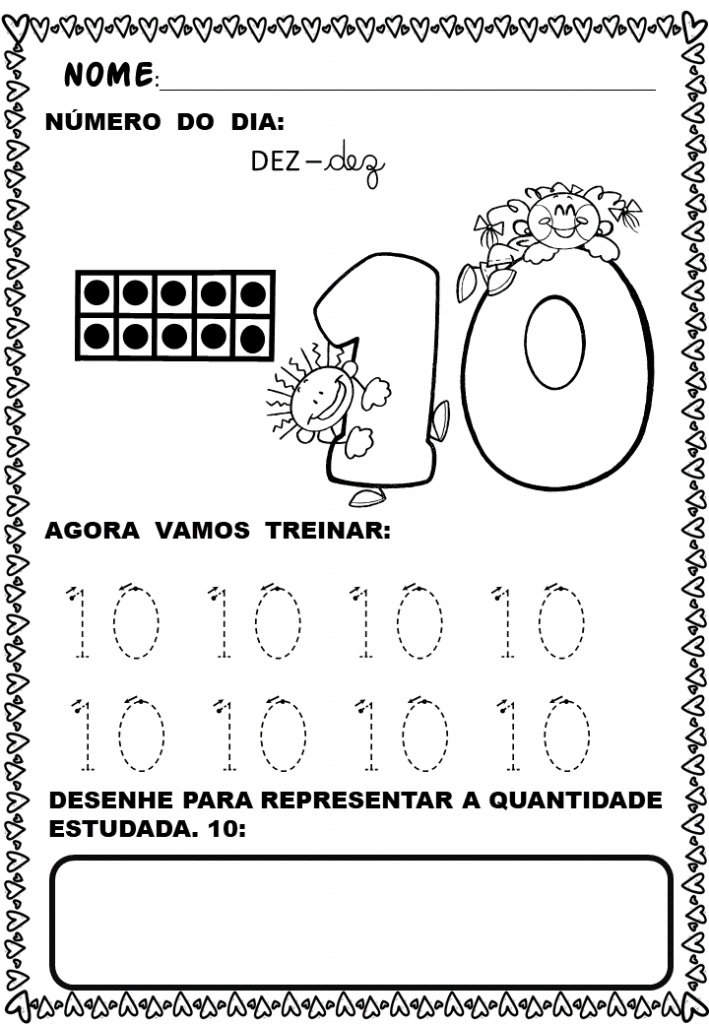 Atividades matemática para o infantil de 1 a 10 20 % Atividades matemática para o infantil de 1 a 10