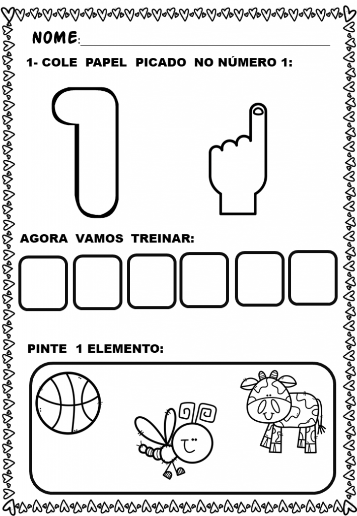Atividades matemática para o infantil de 1 a 10 6 % Atividades matemática para o infantil de 1 a 10