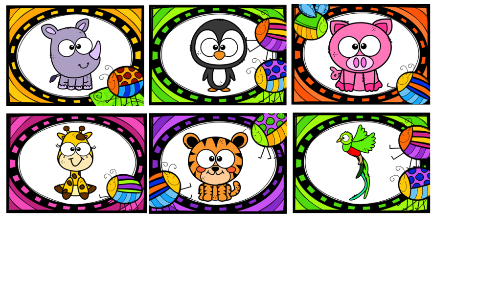 % Animais -Jogo da memoria dos animais 1