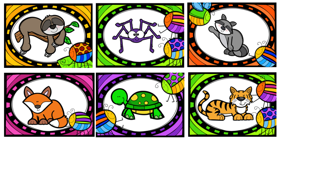 % Animais -Jogo da memoria dos animais 1