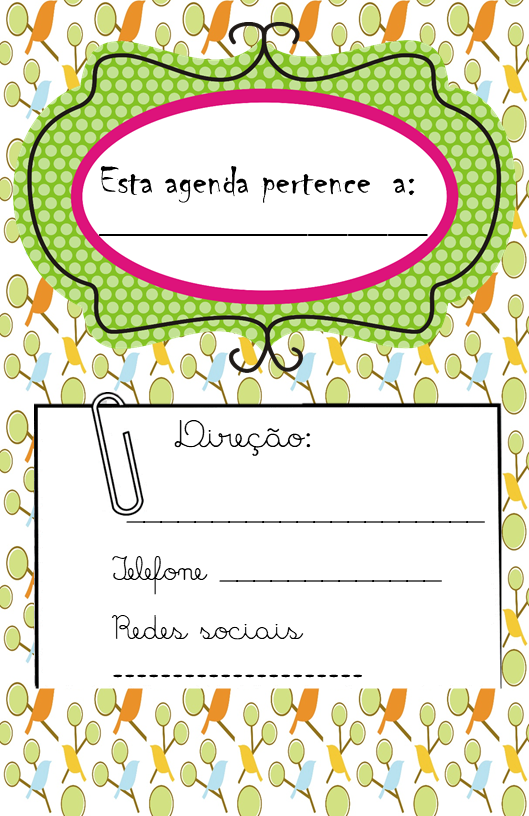% Agenda da Professora 2022