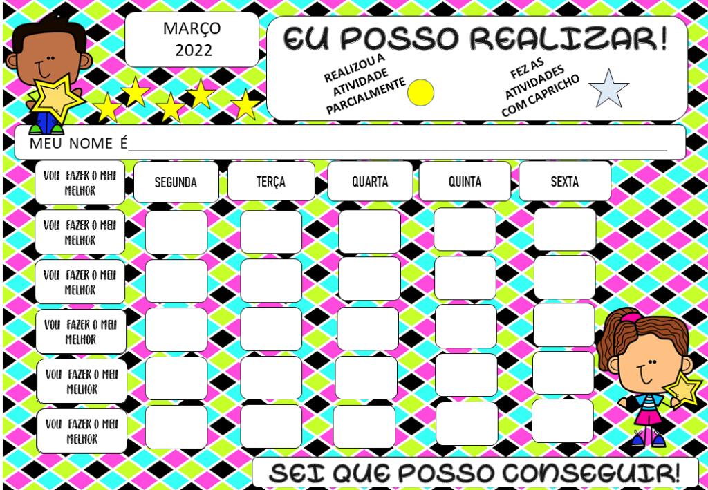 % Atividade com calendário 1