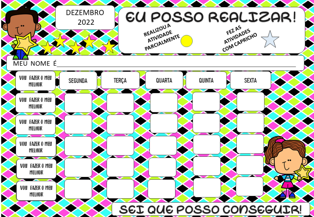 % Atividade com calendário 1