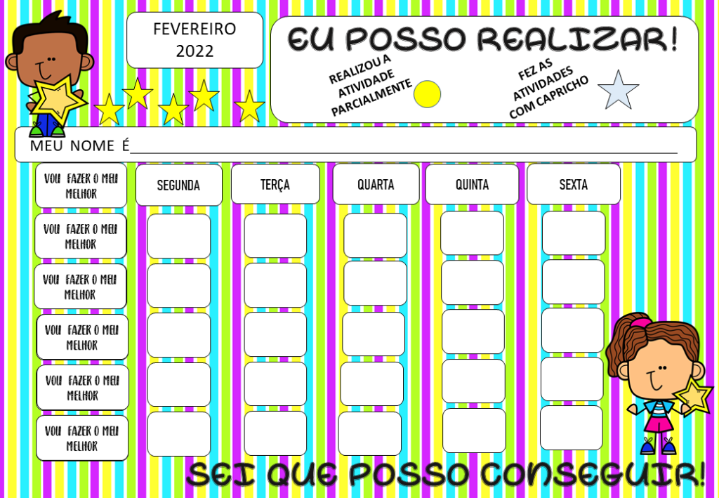 % Atividade com calendário 1