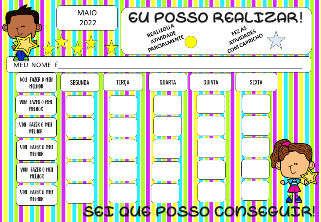 % Atividade com calendário 1