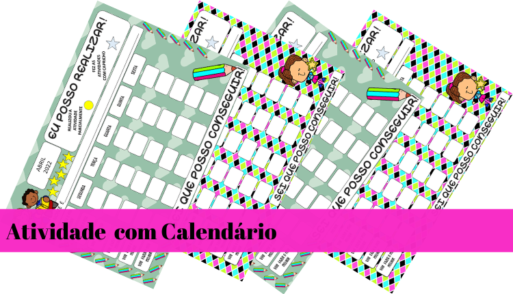 % Atividade com calendário 1