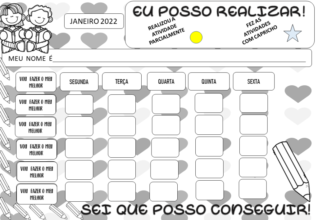 atividade com calendario