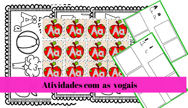 % Atividades com as vogais 1