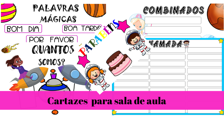 cartazes para sala