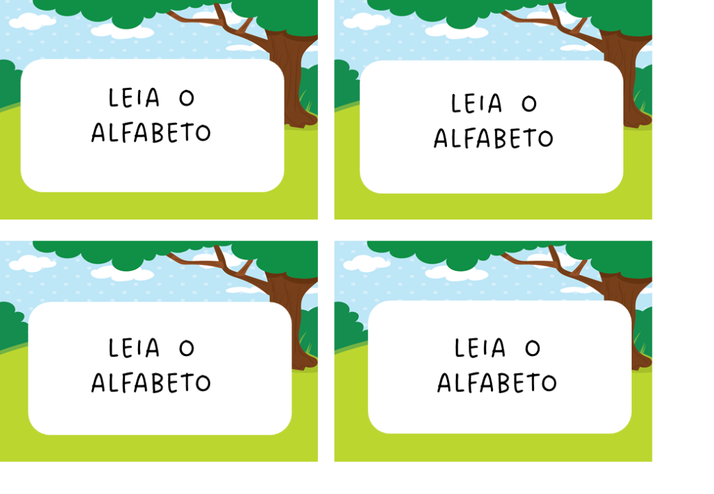 % Jogo Trilha do Alfabeto