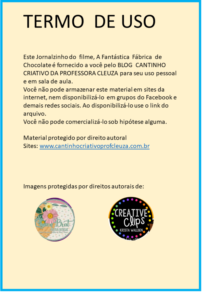 % Jornalzinho: filme A Fantástica Fábrica de Chocolate