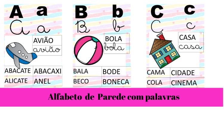 ALFABETO DE PAREDE