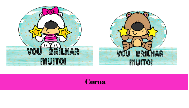 % Lembrancinha volta ás aulas Coroa 2022