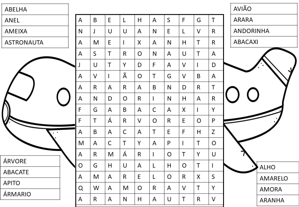 % Atividades de revisão alfabetização 2022