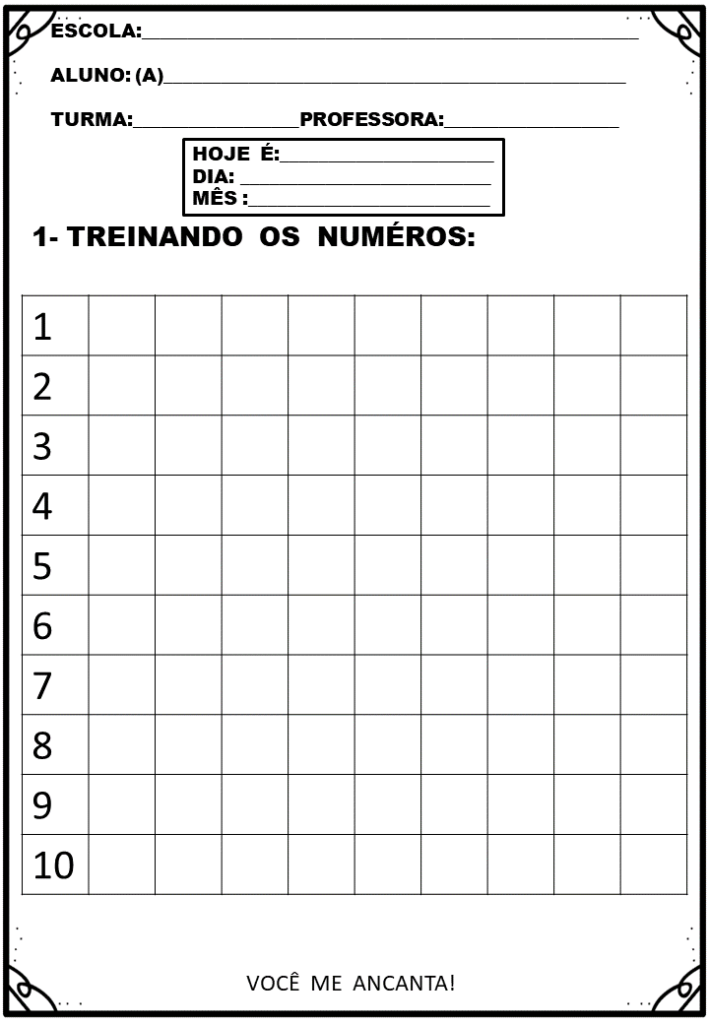 % Atividades de matematica para casa 2022