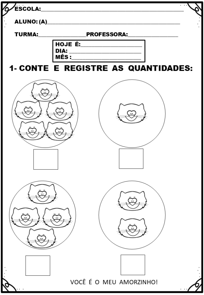 % Atividades de matematica para casa 2022