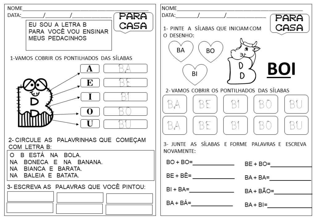 % Atividades para casa 2023