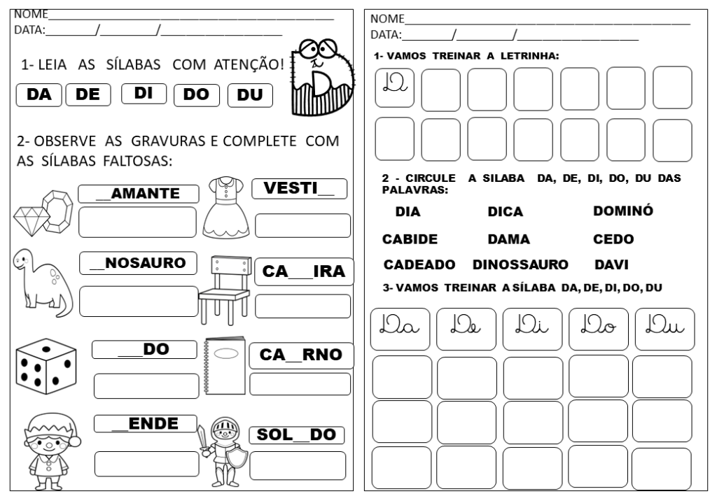 % Atividades para casa 2023