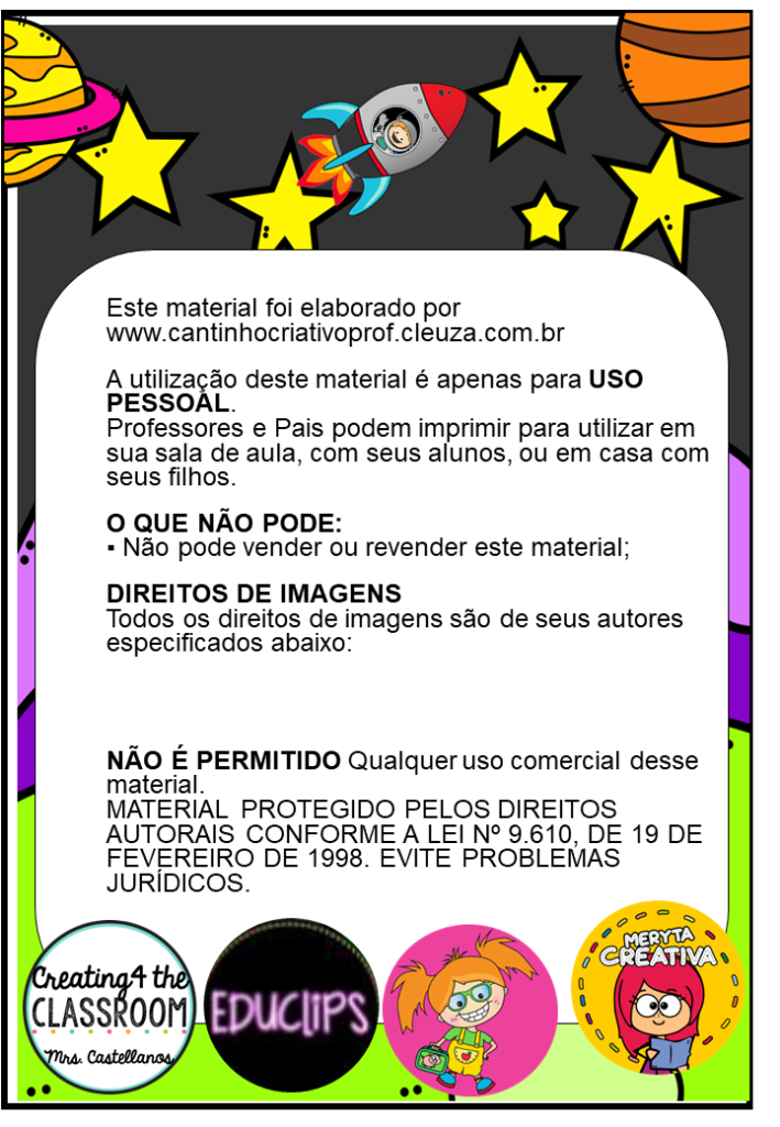 % Alfabeto para dinâmicas 1