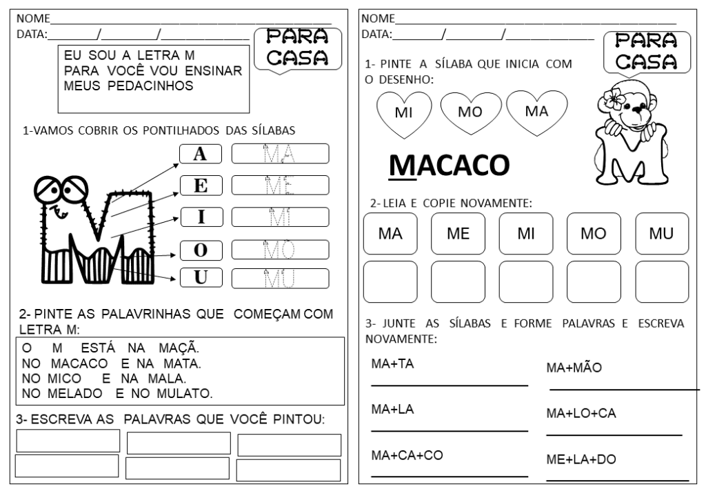 % Atividades de casa parte 2