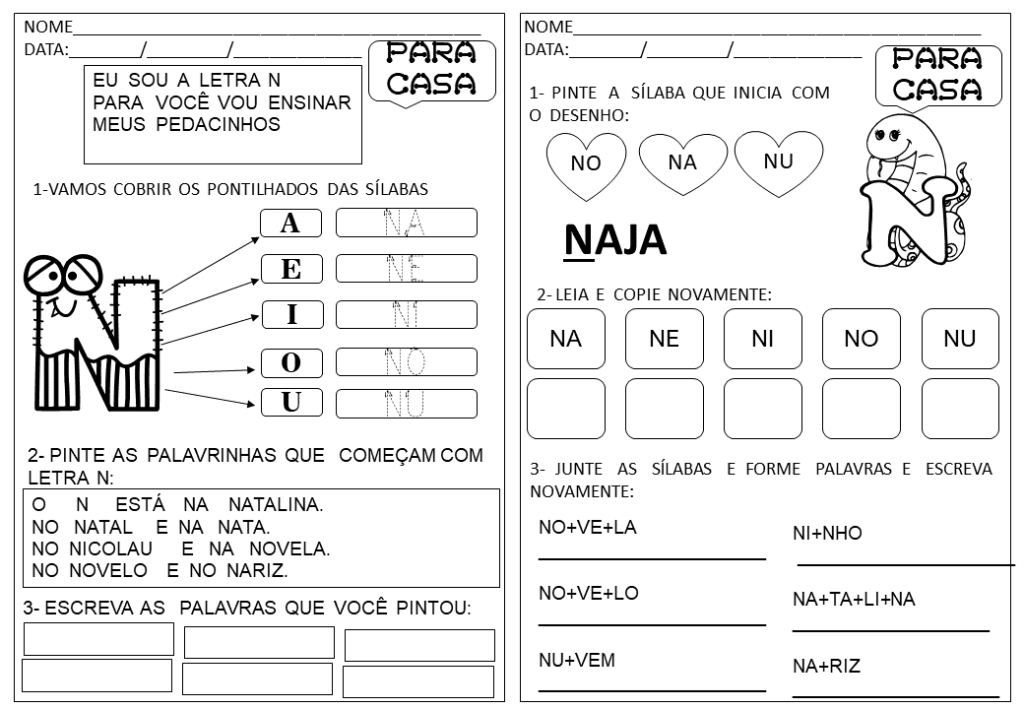 % Atividades de casa parte 2