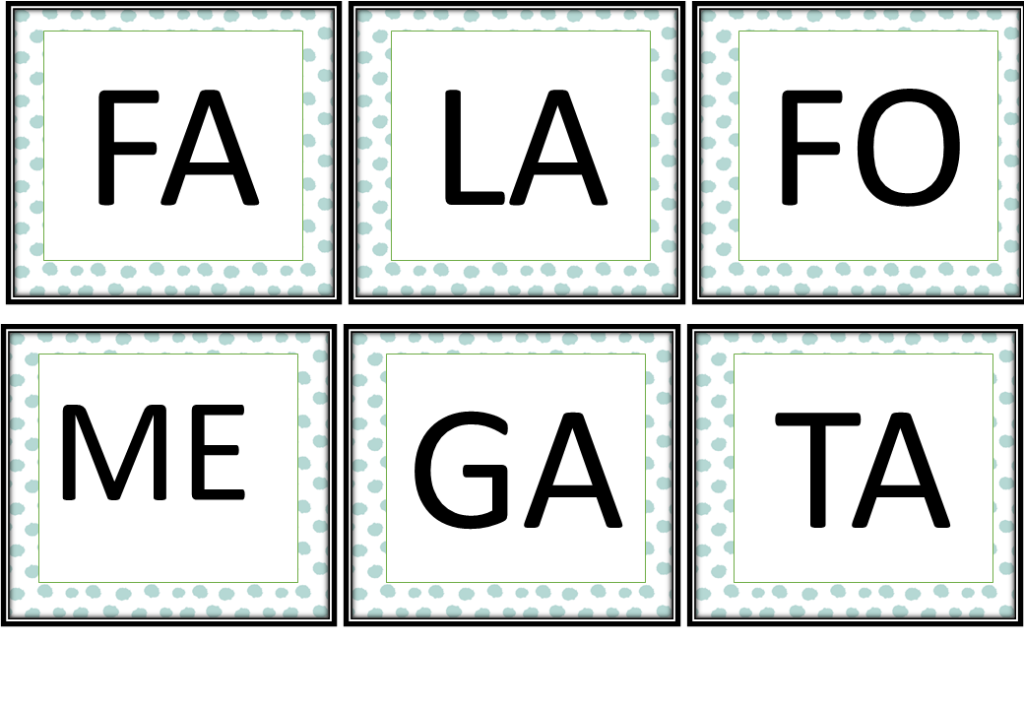 % Ensine sílabas de forma lúdica 2023