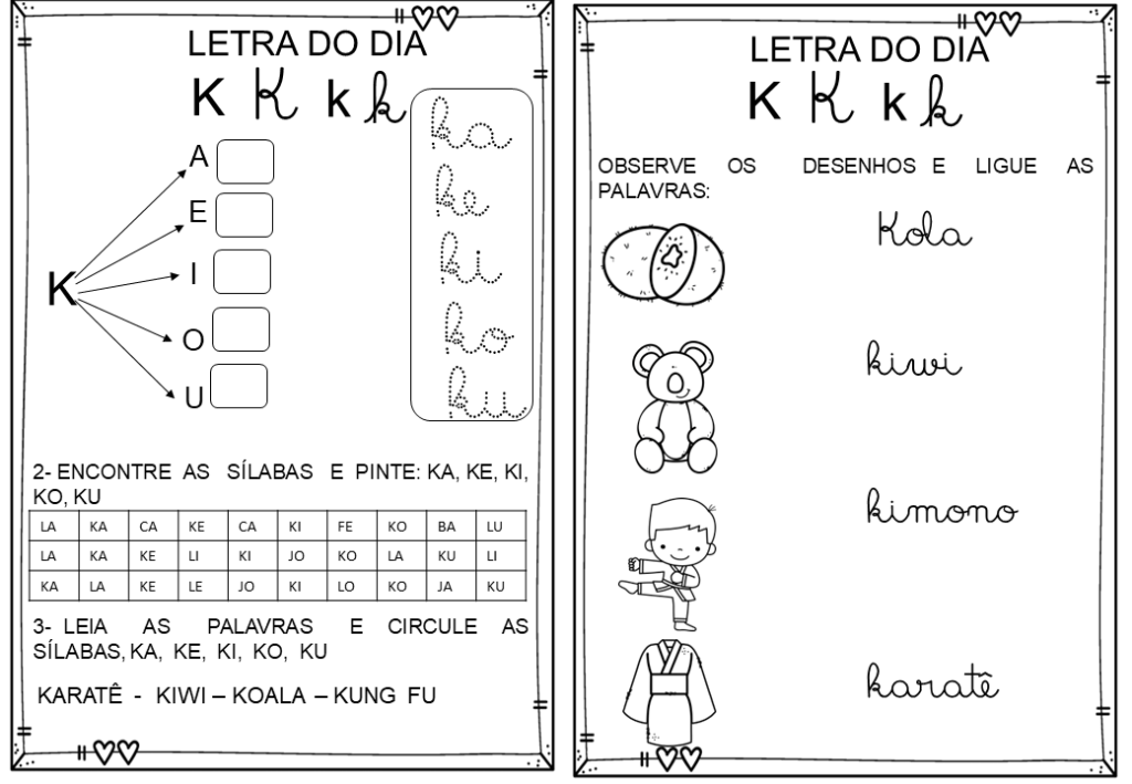 % Atividades das silabas simples 2023