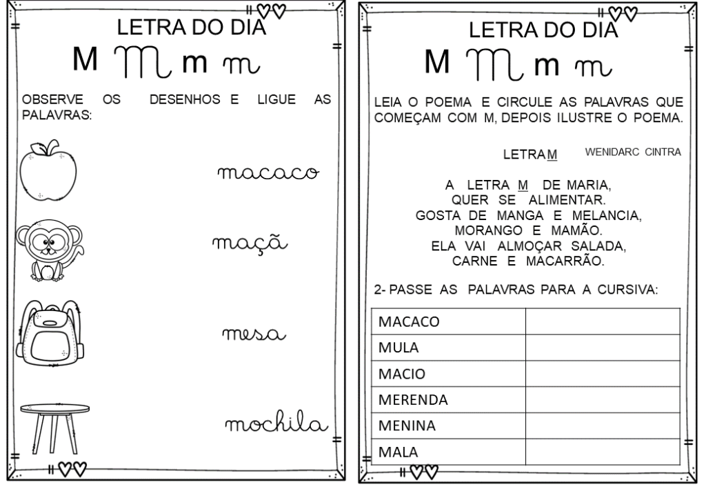 % Atividades das silabas simples 2023