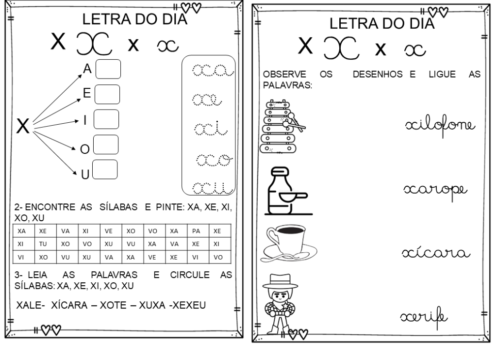 % Atividades das silabas simples 2023