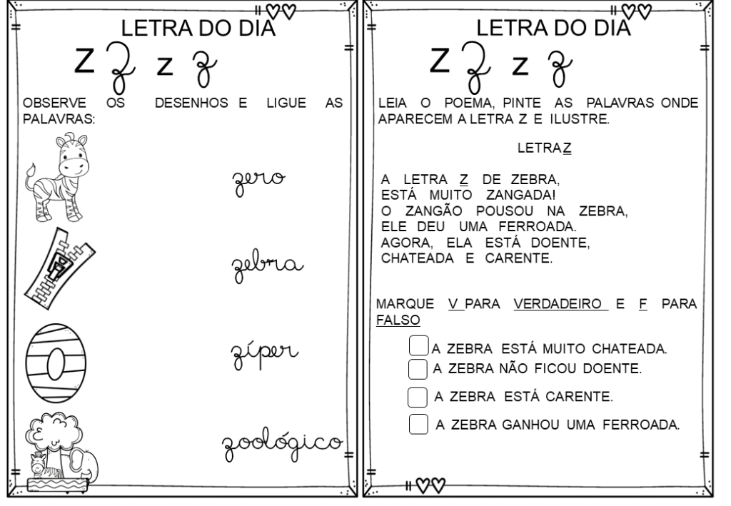 % Atividades das silabas simples 2023