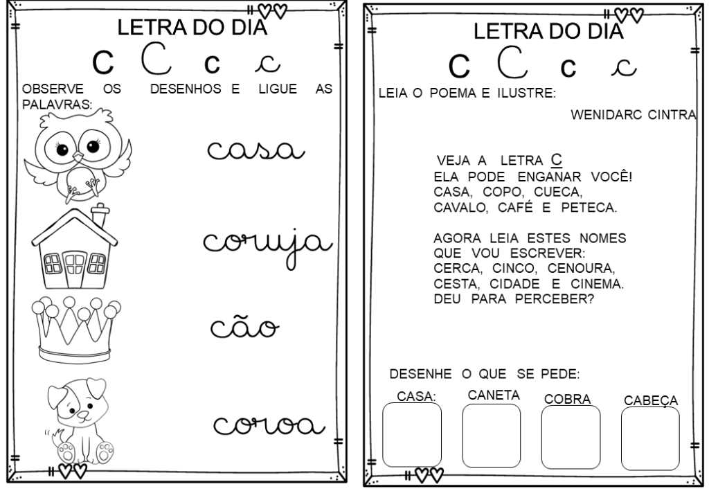 % Atividades das silabas simples 2023