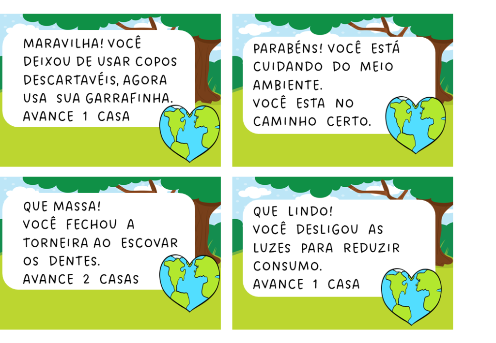 % Aprender pode ser divertido, trilha do meio ambiente 1