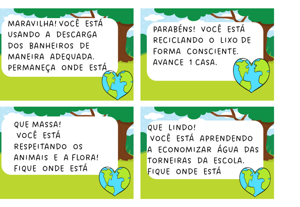 % Aprender pode ser divertido, trilha do meio ambiente 1