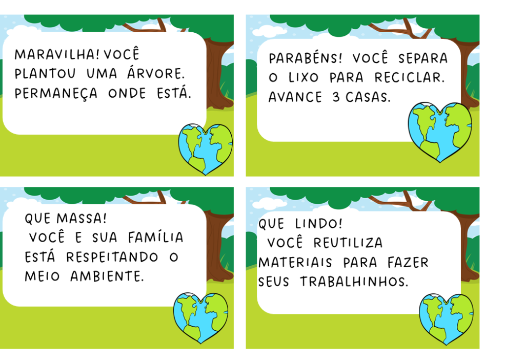 % Aprender pode ser divertido, trilha do meio ambiente 1