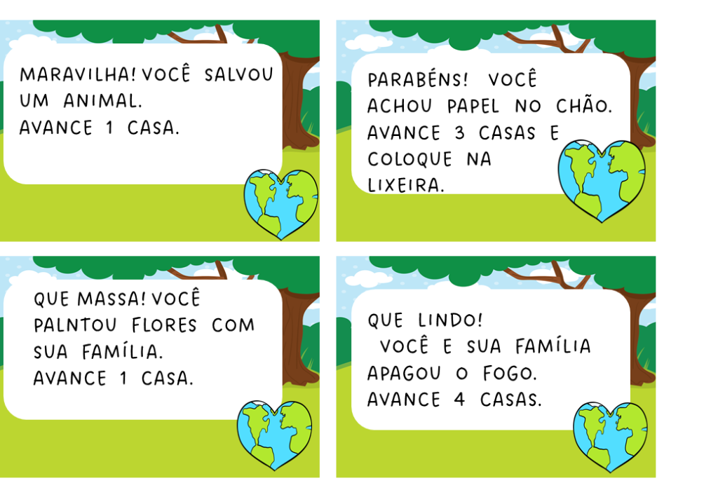 % Aprender pode ser divertido, trilha do meio ambiente 1