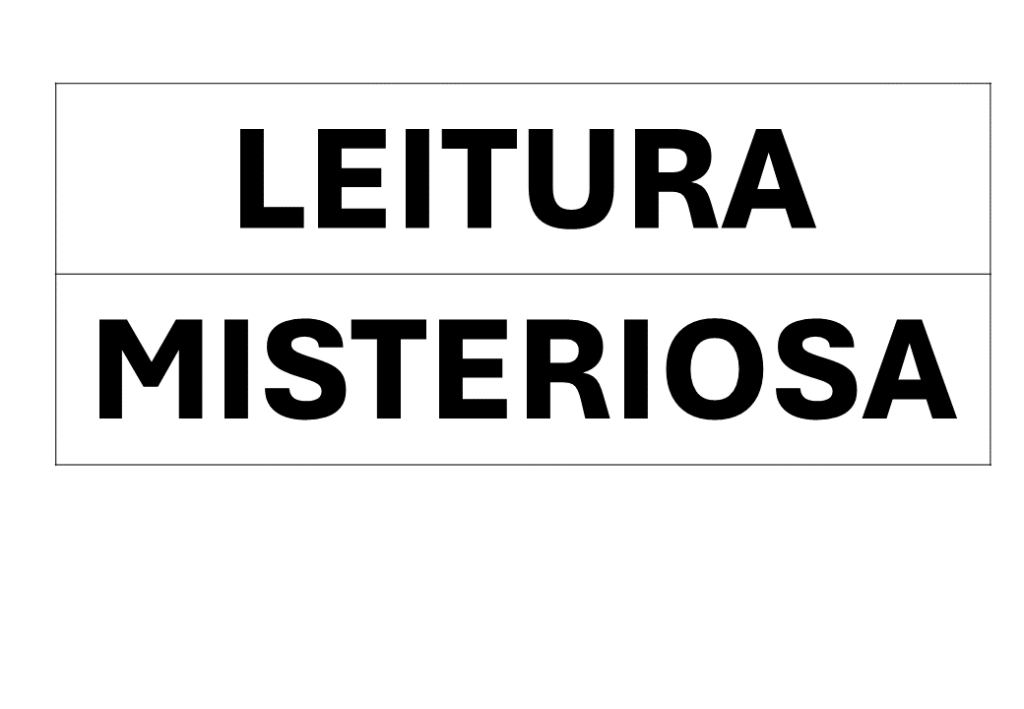 % Leitura misteriosa Encontro Vocálicos 1