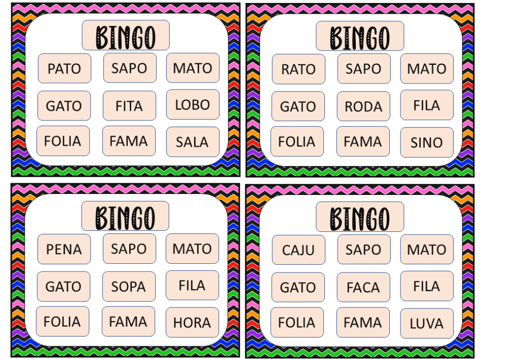 bingo de palavras 2023