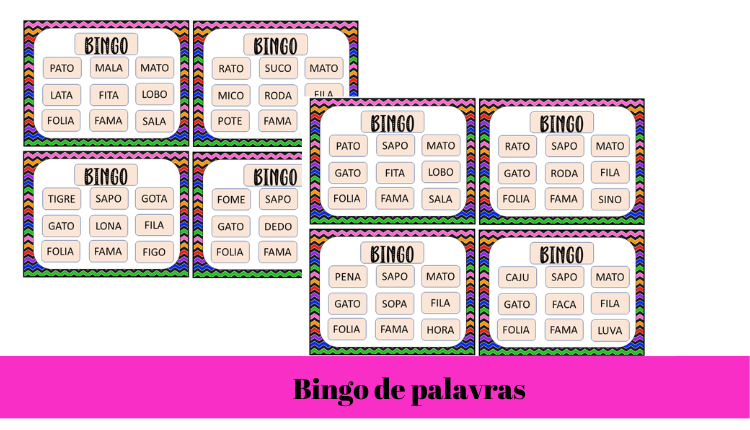 % Bingo de palavras 2023