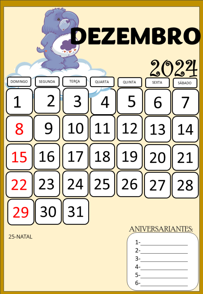 % CALENDÁRIO ESCOLAR 2024