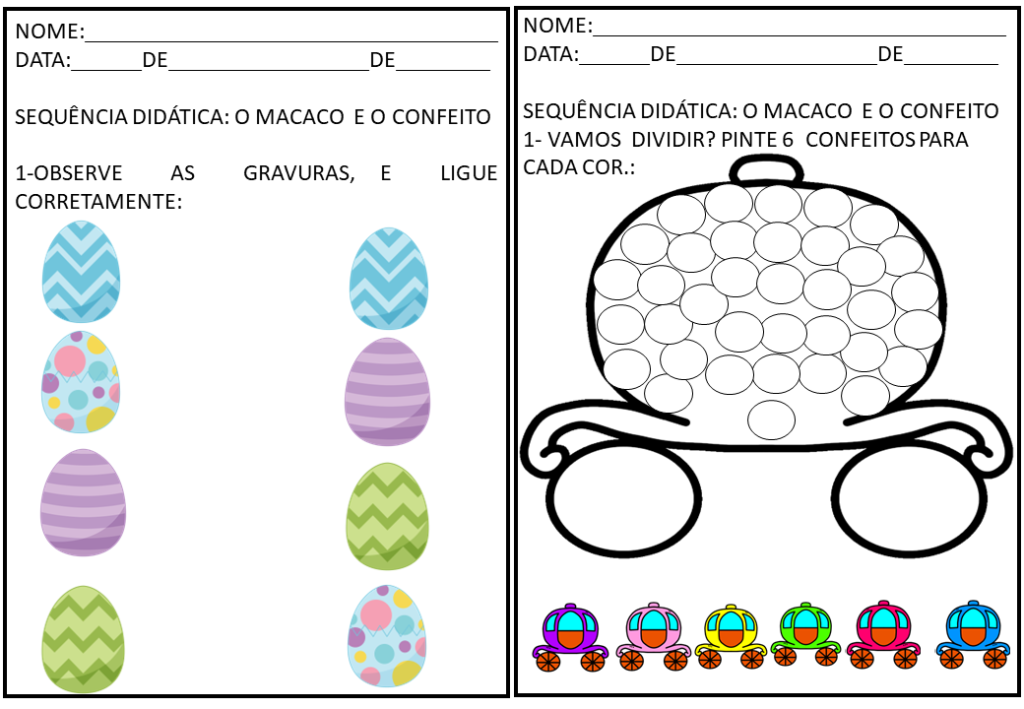 % ATIVIDADES O MACACO E O CONFEITO 1